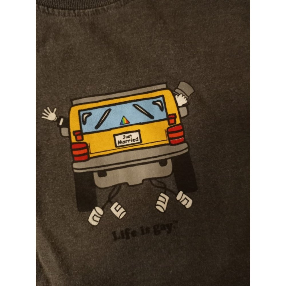 Life is gay, just married t shirt
